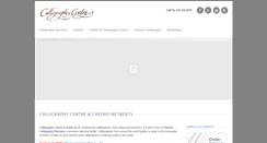 Desktop Screenshot of calligraphycentre.com